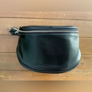 Wide Strap Leather Chest Bag